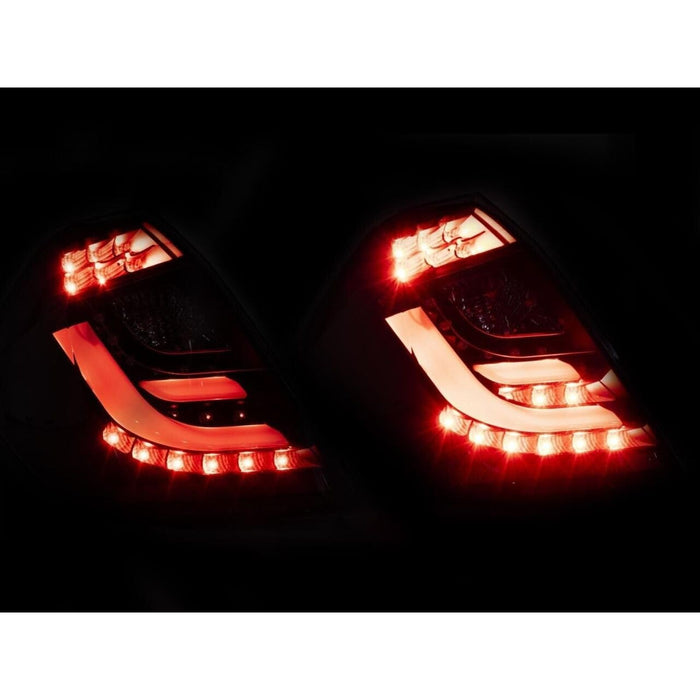 LED Tail Light Lamp Clear Lens Black Housing for Honda Fit Jazz 2009–2013