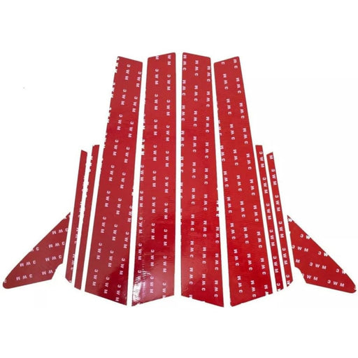 Exterior Accessories - Carbon Fiber Pillar Decal Panel Window for 2022-2025 Subaru WRX VB - 10pcs