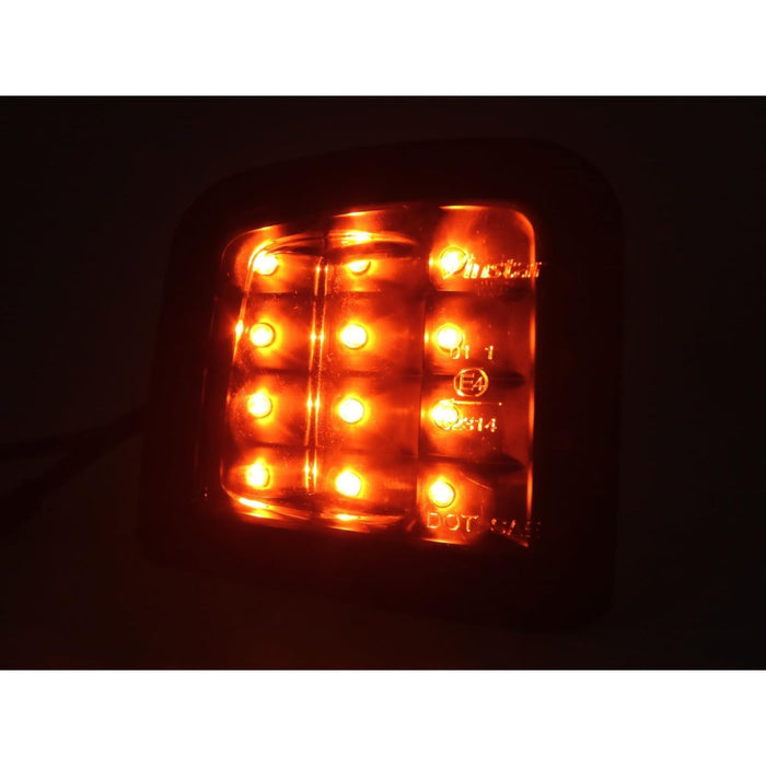 Black Housing Smoke Lens LED Front Turn Signal Lamp – For Subaru WRX & STI (2015–2019)