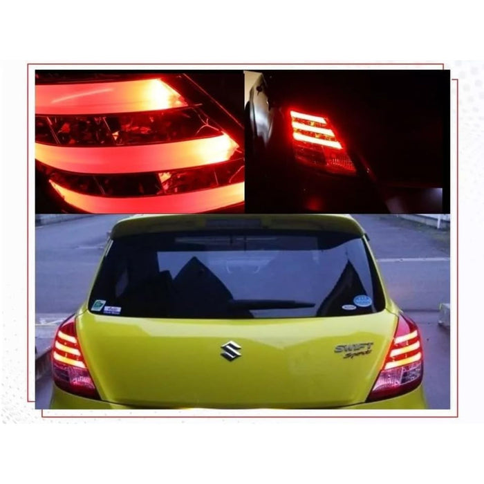 LED Tail Light Assembly JDM Red for Suzuki Swift Sport ZC32S 2010–2016