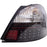 LED Black Rear Tail Lights Pair for Toyota Yaris Hatchback (2006–2008)