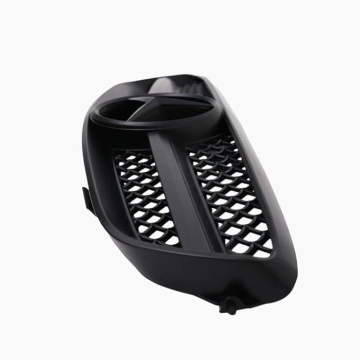 Matte Black Front Grille – 3-Fin Sport Style for Mercedes-Benz W209 CLK (2003–2006)