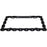 3D Chain Style Black Aluminum License Plate Frame – USA Standard Size