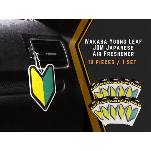 Wakaba Tree Car Air Freshener (10 Pack, Apple Scent, JDM Style)
