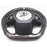 Carbon Fiber & Perforated Leather Steering Wheel – White Stitching for Toyota Supra (2020–2026)