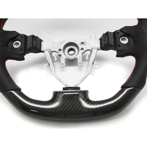 Carbon Perforated Leather Steering Wheel Compatible with Subaru Impreza WRX STI 2008-2014 GR