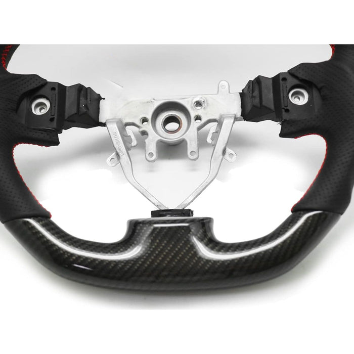 Carbon Perforated Leather Steering Wheel Compatible with Subaru Impreza WRX STI 2008-2014 GR