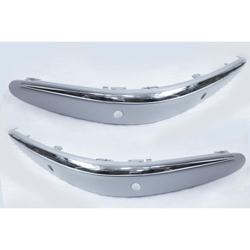 Front Bumper Molding with Chrome Trim Compatible with Mercedes-Benz E-Class W211 (2003–2006)