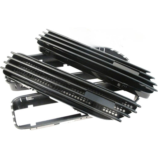 Replacement Glossy Black Side Fender Grille Vents Compatible with BMW E46 M3 2001-2006