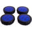 Blue Alloy Wheel Center Caps (49mm) – For Select 18" Alloy Wheels