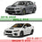 Badgeless Style Carbon Fiber Front Grille Compatible With Subaru WRX STI VA 2018-2021 – Black Mesh Grill