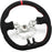 Suede Steering Wheel Compatible With 2012-2016 Subaru BRZ Scion FR-S GT86 Mk1 – Alcantara Red Stitching & Red Stripe