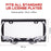 3D Chrome Scorpion License Plate Frame Black for Cars and Trucks