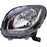 Assembly Headlight Lamp Clear Lens / Black Base – For Smart Fortwo 453 Mk3 (2014–2019)