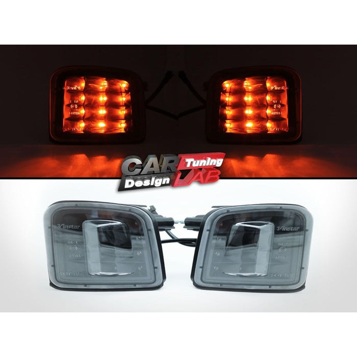 Smoke Lens LED Front Turn Signal Lamp Housing – For Subaru WRX & STI (2015–2019, VA Platform) and Levorg