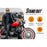 3D Pointed Cross Gloss Black Emblem Decal – Universal Fit for Cars, Trucks &amp; Motorcycles