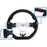 CarLab Black Aluminum Leather Steering Wheel – 2015–2021 Subaru WRX STI VA