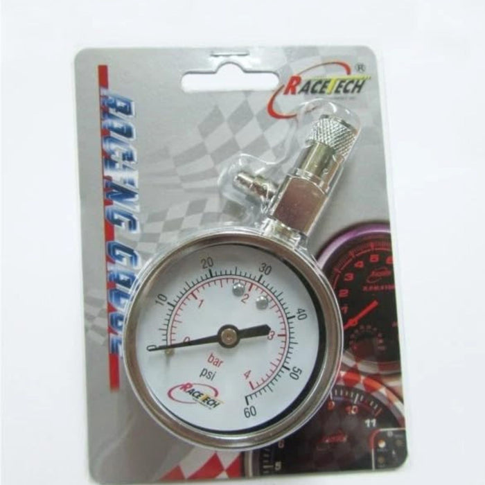 Analogue Tire Pressure Gauge (PSI/BAR) – 2" Pocket Size