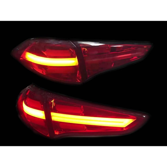 Fully LED Tail Lights with Light Bar – Red/Clear for Hyundai Tucson (2015–2019)