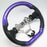 Purple Carbon D-Shape Leather Steering Wheel for 2015–2021 Subaru WRX STI VA