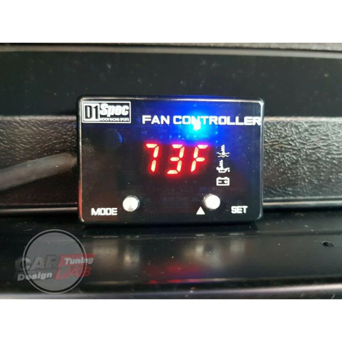 D1 Spec 3-in-1 Universal Fan Controller – Water & Oil Temperature Monitor Sensors