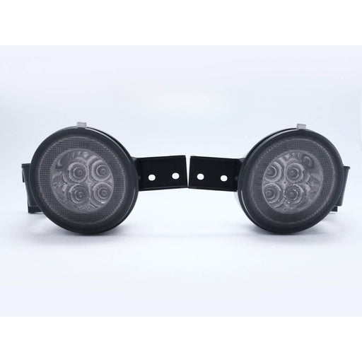 LED Turn Signal Indicator Halo Ring Light Smoke Compatible With Mini Cooper R50 R52 R53 S