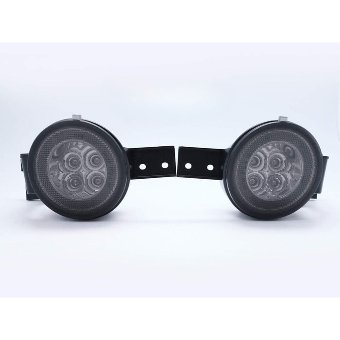 LED Turn Signal Indicator Halo Ring Light Smoke Compatible With Mini Cooper R50 R52 R53 S