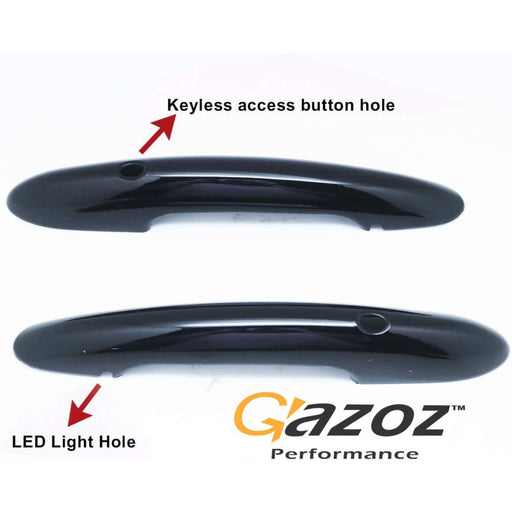 Gloss Black Door Handle Cover with Keyless Entry for Mini Cooper F54 F55 F56 F57 F58 F59 Electric Mk3 2014–2020