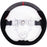 Carbon Fiber Suede Steering Wheel Red Stitching for Suzuki Swift Sport ZC33S 2017–2023
