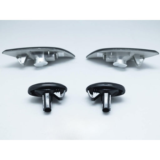 LED Side Markers Smoke Lens Lights Combo Compatible With 2002-2003 Subaru Impreza WRX STI