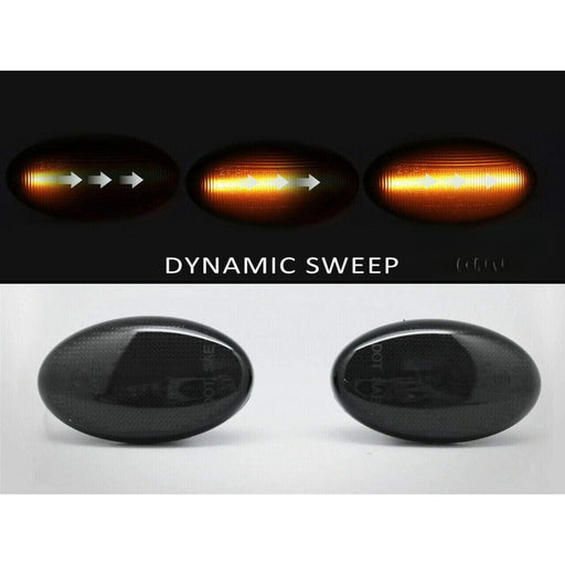 Sequential LED Side Marker Smoke Lens Turn Light 2002–2007 Subaru Impreza WRX STI GDA GDB