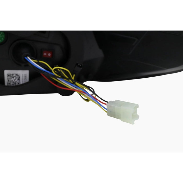 LED Tail Lights with Sequential Indicator – Clear Lens White Bar for Subaru WRX STI (2015–2021)