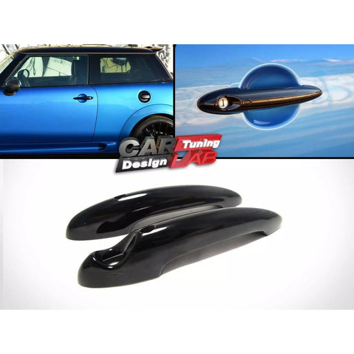 Black Glossy Keyless Go Door Handle Covers – For Mini Cooper R50–R59 (2001–2013)