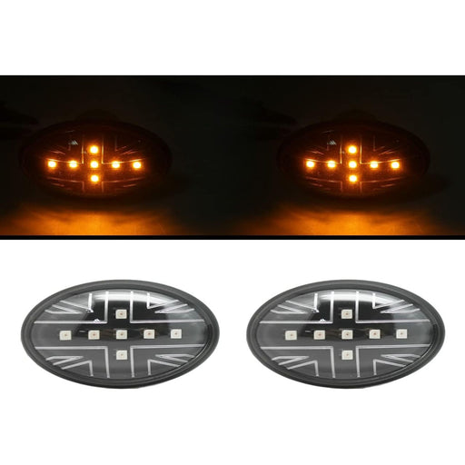 Smoke LED Side Marker Turn Signal Lights – Compatible with Mini Cooper R50 R52 R53 (2001–2006)