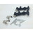 Universal Black Rubber Hood Bonnet Pins Kit Lock Latch Catch Hold-Down Set