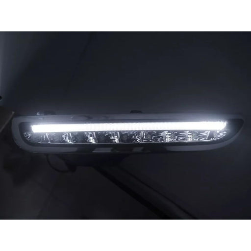 Exterior Accessories - LED Daytime DRL Smoked Lens Driving Light Lamp for 2005-2008 Porsche Boxster 987