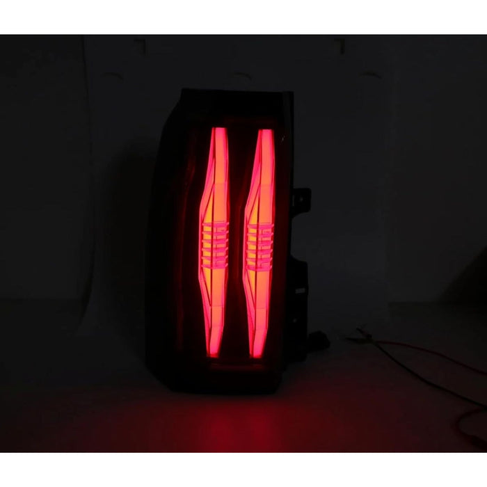 Smoked LED Tail Lights with Red Signal Bar – For GMC Yukon (2015–2020, Left & Right)