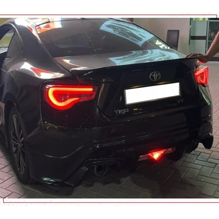 LED Sequential Tail Lights – Clear Lens / Red Housing (2012–2021 Scion FR-S, GT86, BRZ)
