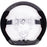 Carbon Fiber Suede Steering Wheel Red Stitching for Suzuki Jimny 2018–2024