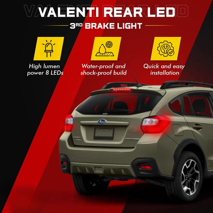 LED Rear Bumper 3rd Brake / Reverse / Running Light Compatible With 2013–2017 Subaru Crosstrek