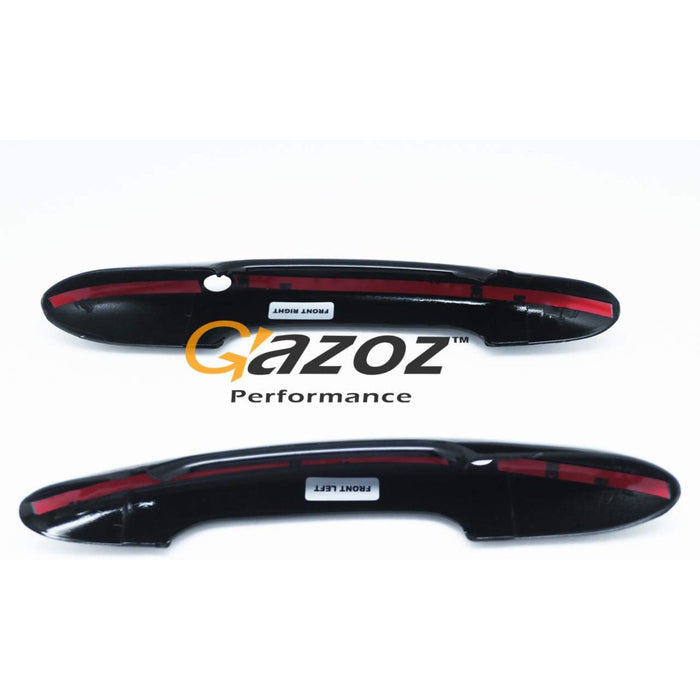 Gloss Black Door Handle Cover with Keyless Entry for Mini Cooper F54 F55 F56 F57 F58 F59 Electric Mk3 2014–2020