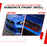 Red Pinstripe Front Grille Decal Compatible With Subaru WRX STI (2015–2019)