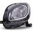 Assembly Headlight Lamp Clear Lens / Black Base – For Smart Fortwo 453 Mk3 (2014–2019)
