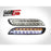 3-in-1 LED DRL Fog Lights with Turn Signal – Chrome Lens for Porsche 911 997 (2005–2009)