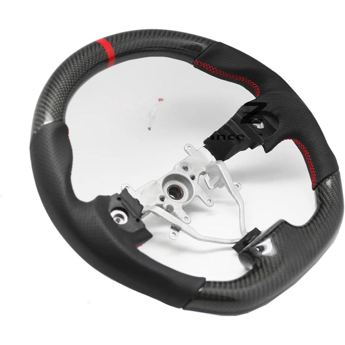 Carbon Perforated Leather Steering Wheel Compatible with Subaru Impreza WRX STI 2008-2014 GR