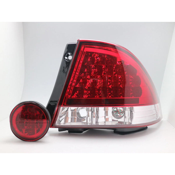 LED Clear Tail Lights with Rear Trunk LED Fog Lights – For Lexus IS200 / IS300 (1998–2005)