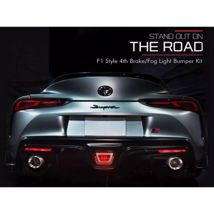 1 4th Brake/Fog Light Bumper Kit Smoked LED for Toyota Supra 2020+