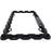 3D Chain Style Black Aluminum License Plate Frame – USA Standard Size