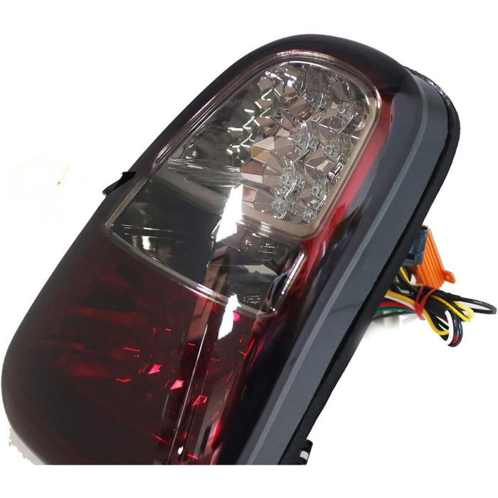 LED Tail Lights Rear Lamps with Reverse – Smoked Lens Compatible with 2004-2008 Mini Cooper R50 R52 R53