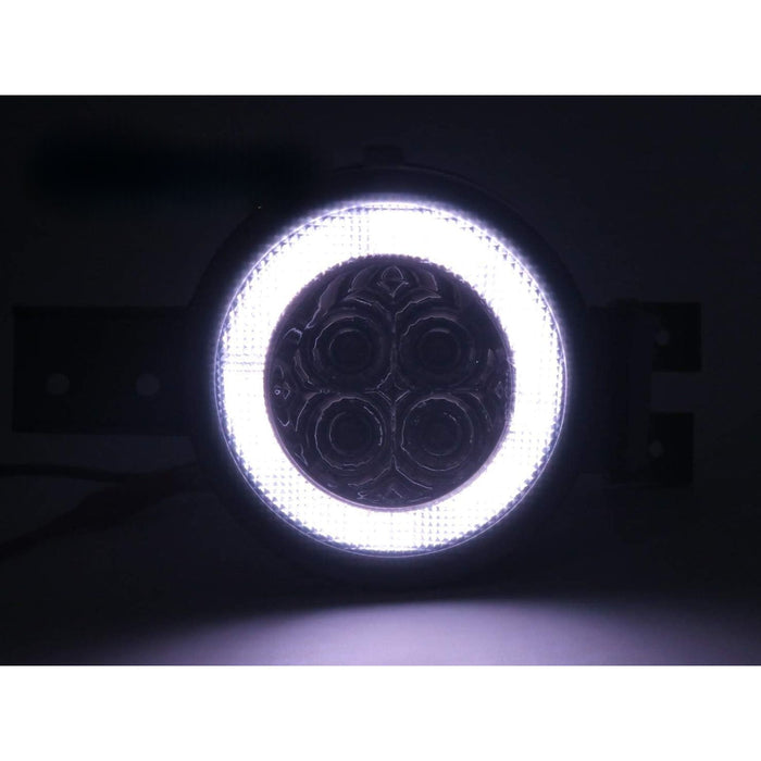 LED Turn Signal Indicator Halo Ring Light Smoke Compatible With Mini Cooper R50 R52 R53 S